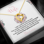 White gold necklace - To my wife