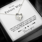 White gold necklace - To my Wife to be