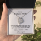 White gold necklace - To my Wife to be