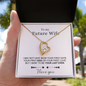 White gold necklace - To my Wife to be