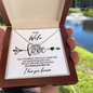 Sterling Silver Necklace - To my beautiful Wife