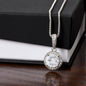 Crystal necklace - To my beloved Grandma