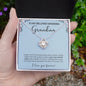 Sterling Silver Necklace - World's best Grandma