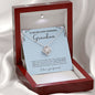 Sterling Silver Necklace - World's best Grandma
