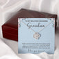 Sterling Silver Necklace - World's best Grandma