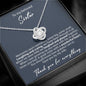 Crystal necklace - To my beloved Sister