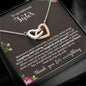 Sterling Silver Necklace - World's best Sister