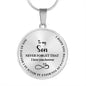 Stainless steel necklace - To my Son