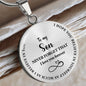 Stainless steel necklace - To my Son