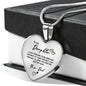 Heart necklace - To my Daughter from Dad