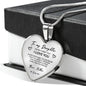 Heart necklace - To my daughter from Mom