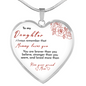 Heart necklace - Kiss, Mom
