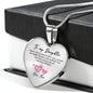 Heart necklace - To my Daughter