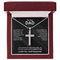 Luxury cross necklace - To my Dad