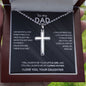 Luxury cross necklace - To my Dad