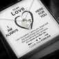 White gold necklace - To my Love