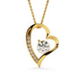 Sterling Silver Necklace - With Real Rose - To My Baby