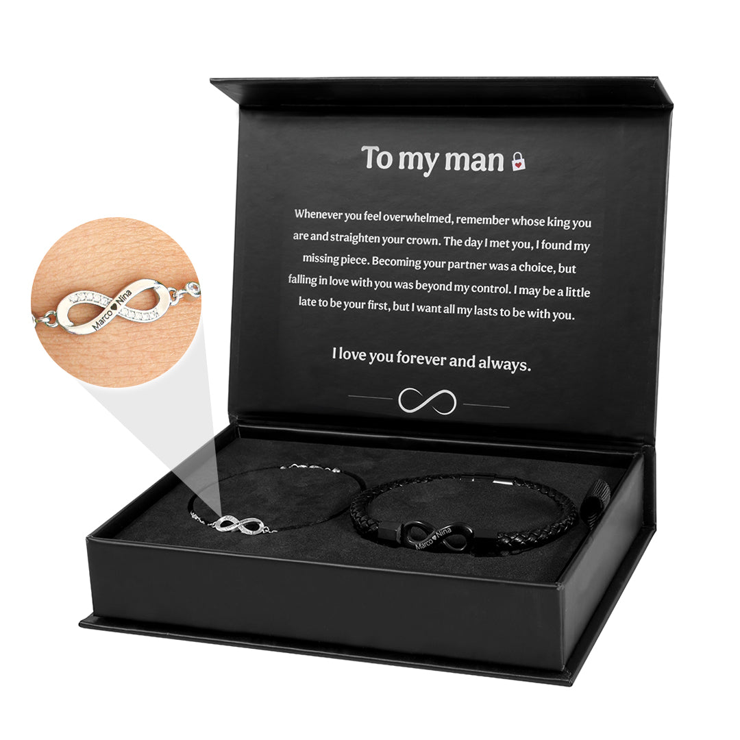 Beyond Love Endless-Bracelets with Engraving