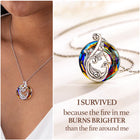 Crystal necklace - Rebirth & Eternity